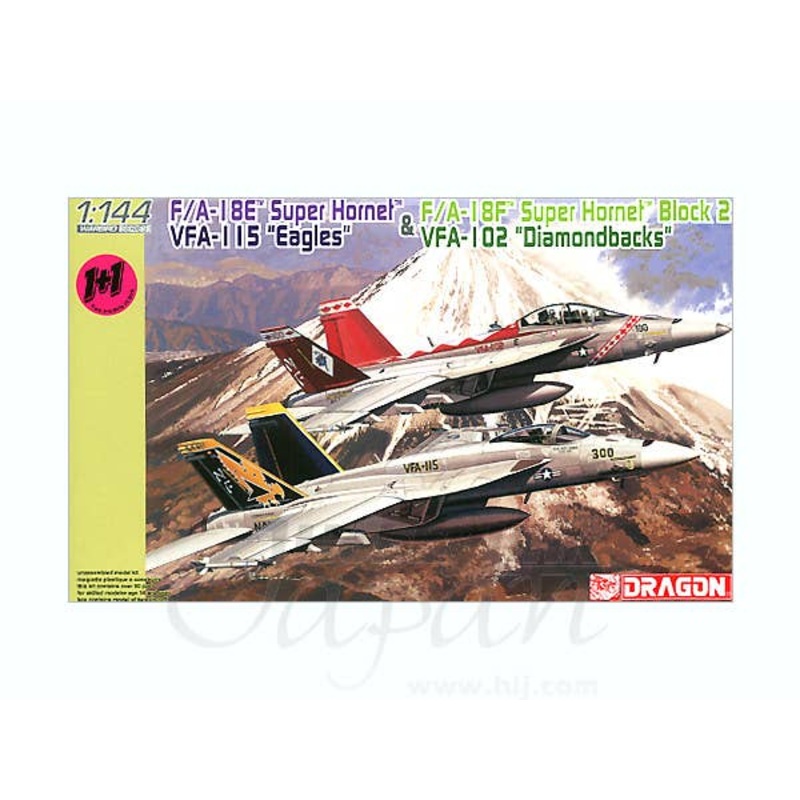 1/144 F/A-18E Super Hornet VFA-115 Eagles & F/A-18F Super Hornet Block 2 VFA-102 Diamondbacks