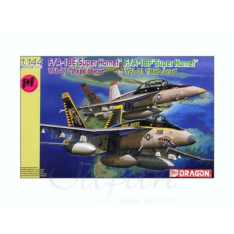 1/144 F/A-18E Super Hornet VFA-27 Royal Maces & F/A-18F
