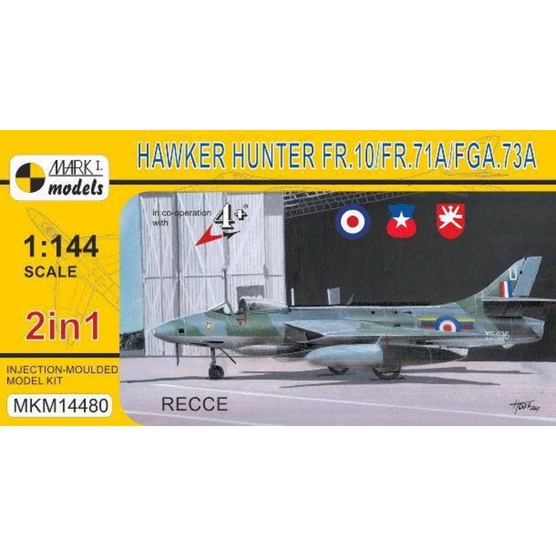 1/144 Hunter FR.10/71A/FGA.73A "Recce" (2 in 1)