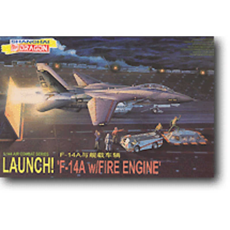 1/144 Launch! F-14A w/ Fire Engine