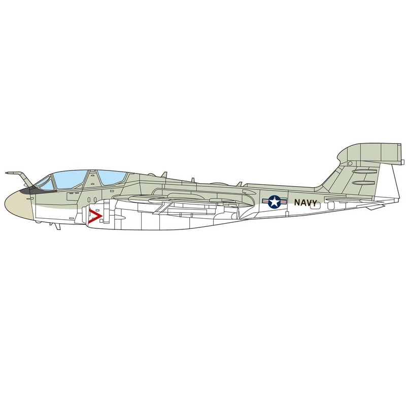 1/144 US Navy Electronic Warfare Aircraft EA-6B Prowler (set of 2)