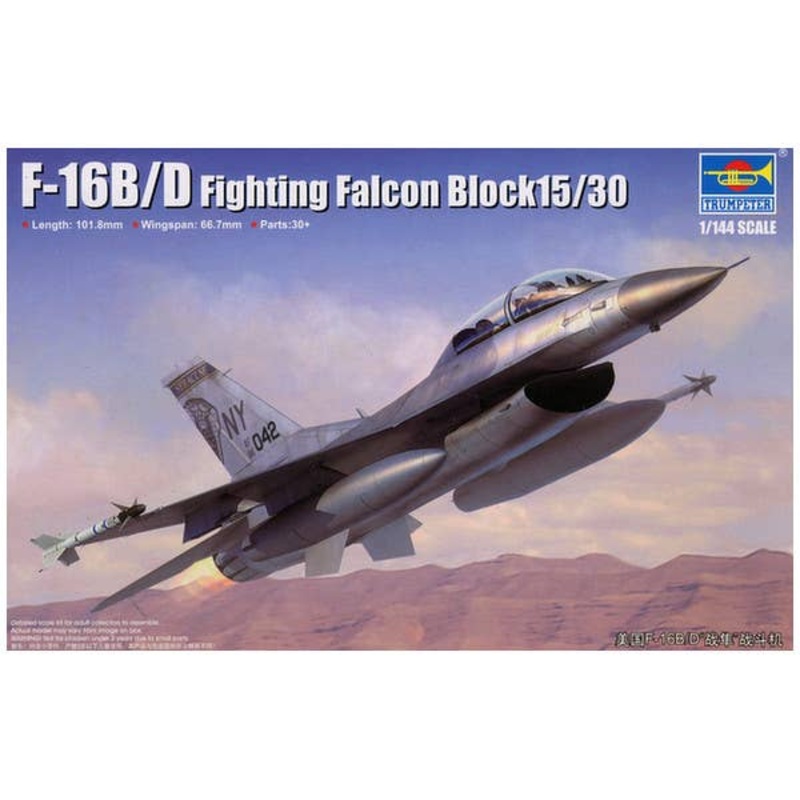 1/144 USAF F-16B/D Fighting Falcon Block 15/30