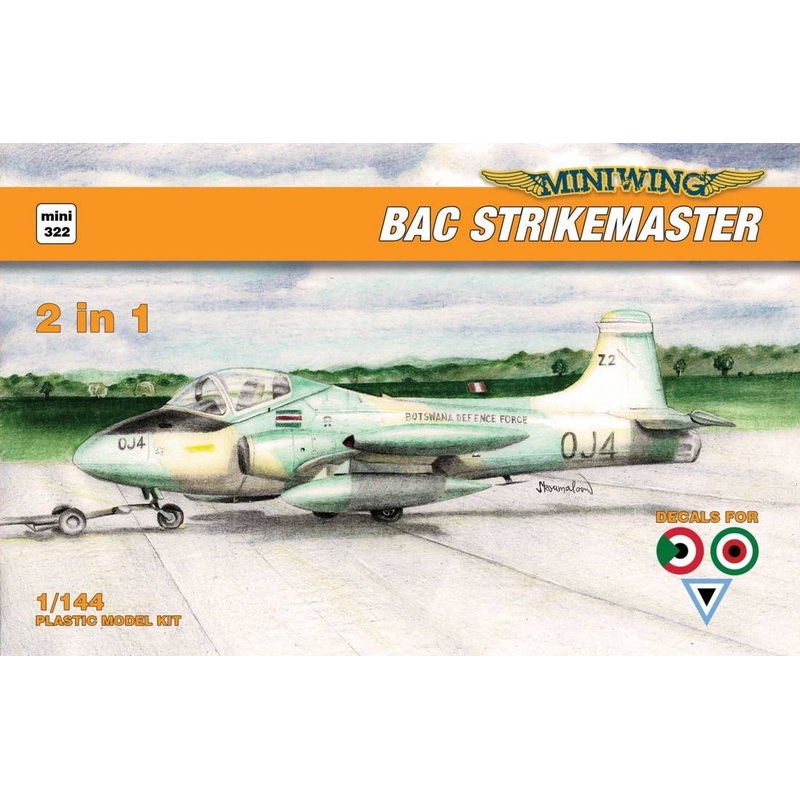 1/144 BAC Strikemaster (Kuwait, Sudan, Botswana) 2 in 1