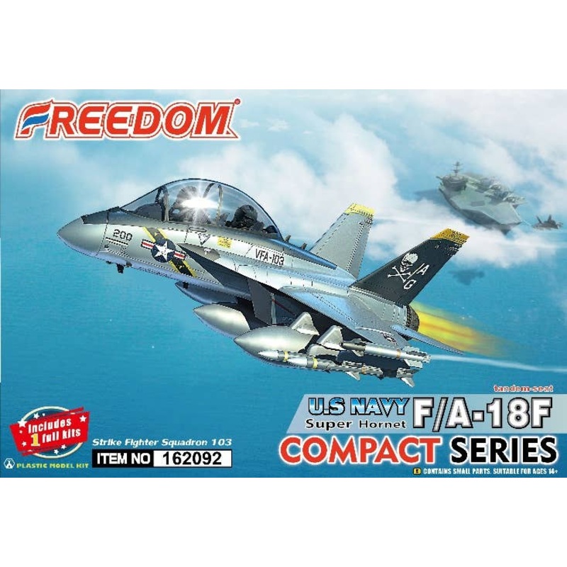 Compact Series: U.S Navy F/A-18F Super Hornet Double Seat VFA-103 Jolly Rogers