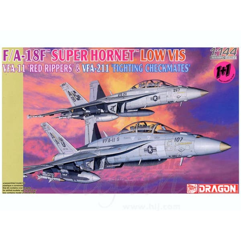 F/A-18F Super Hornet Low Vis VFA-11/211 2pcs