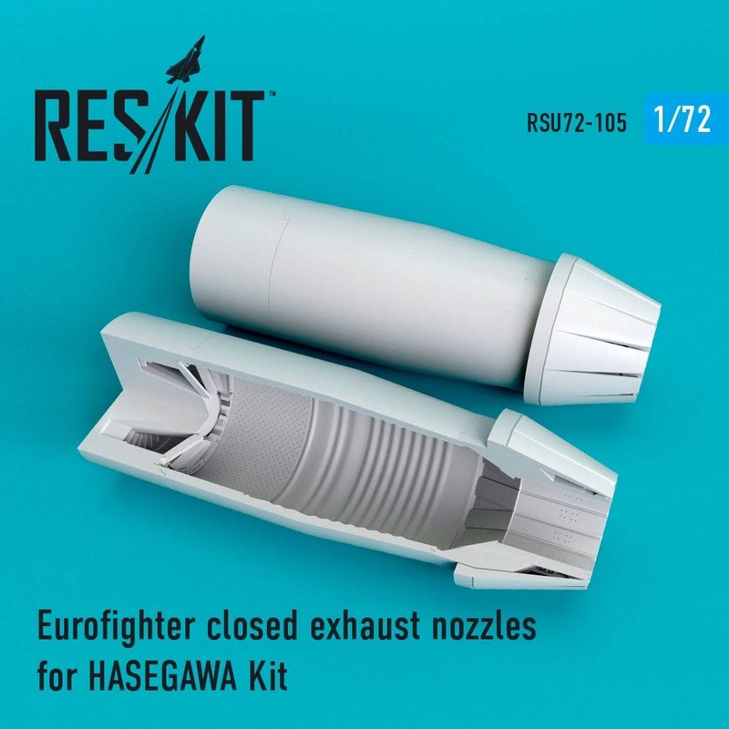 1/72 Eurofighter Closed Exhaust Nozzles for Hasegawa Kit