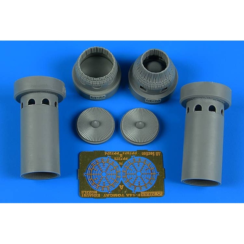 1/72 F-14A Tomcat Exhaust Nozzles Varied Position (for Academy)