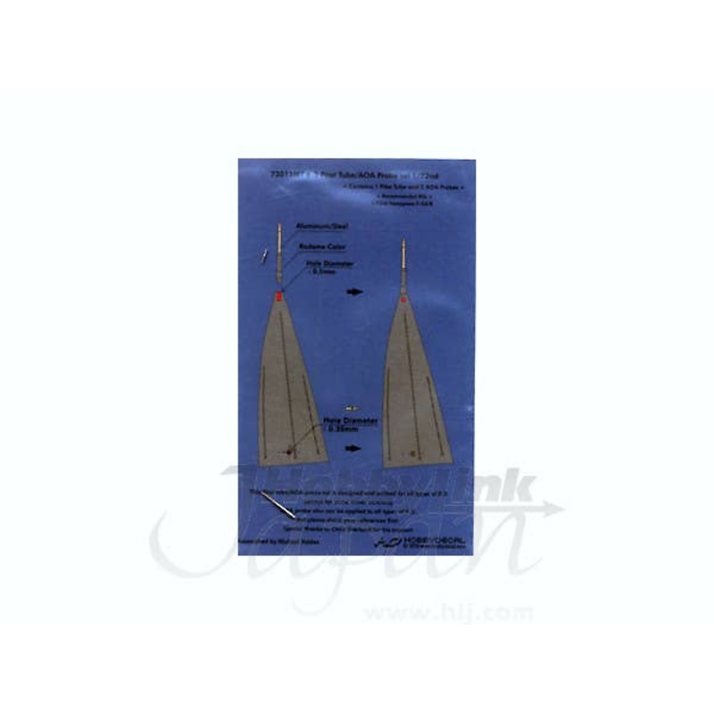 1/72 F-2 Pitot Tube/AOA Probe Set