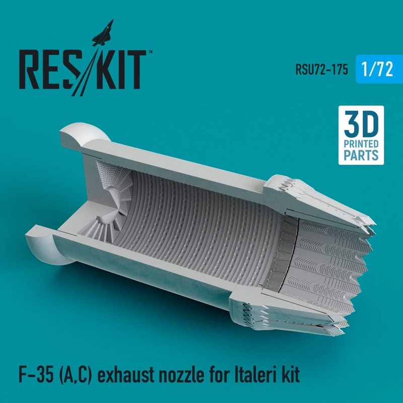 1/72 F-35 (A,C) Lightning II exhaust nozzle for Italeri kit