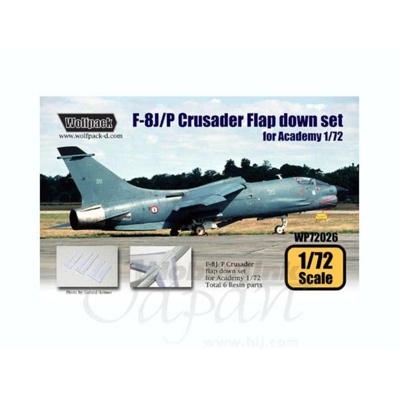 1/72 F-8J/P Crusader Flap Down Set (for Academy)