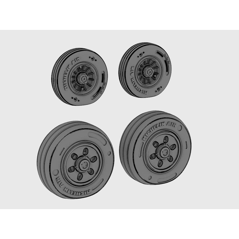 1/72 F/A-18 E/F Super Hornet Wheels