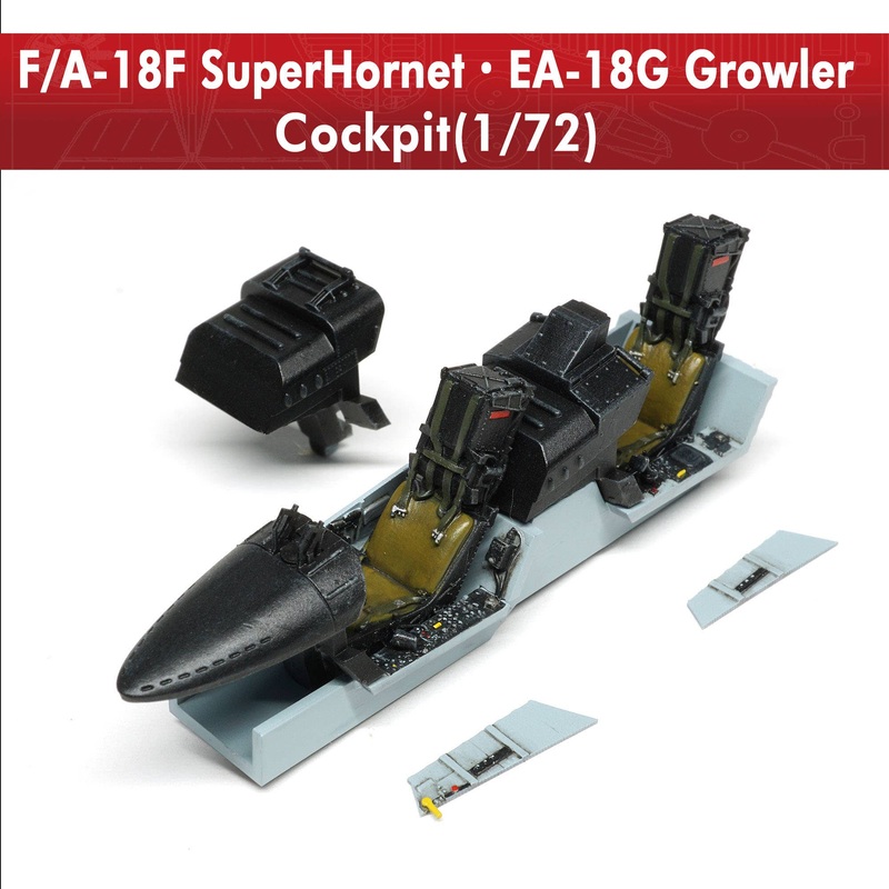1/72 F/A-18F Super Hornet / EA-18G Growler Cockpit