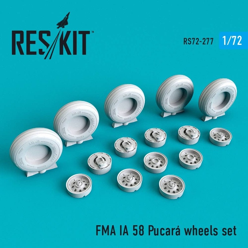 1/72 FMA IA 58 Pucara wheels set
