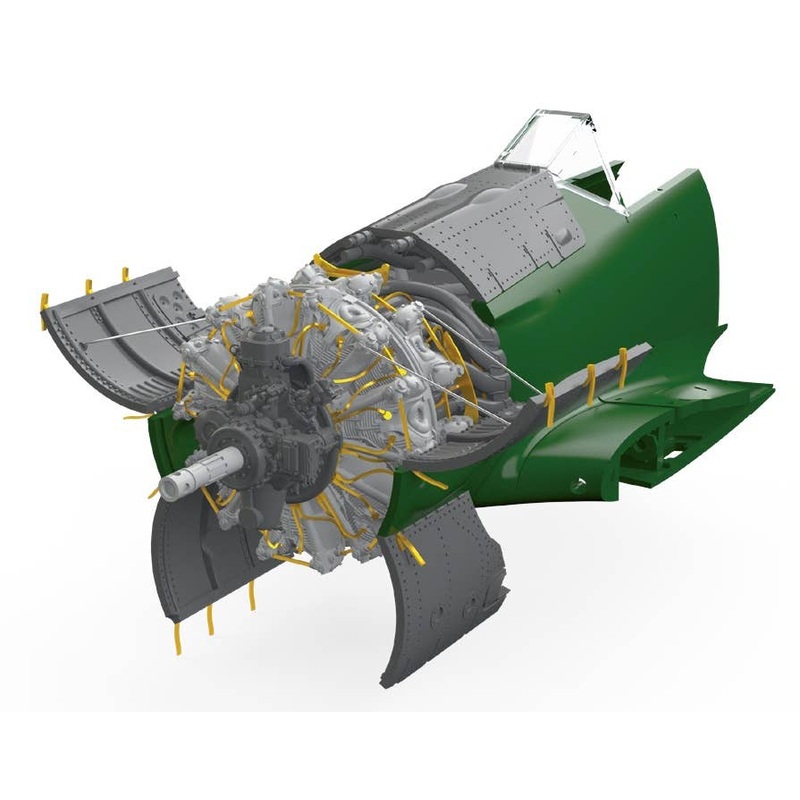 1/72 Fw 190A-5 Engine (Eduard)