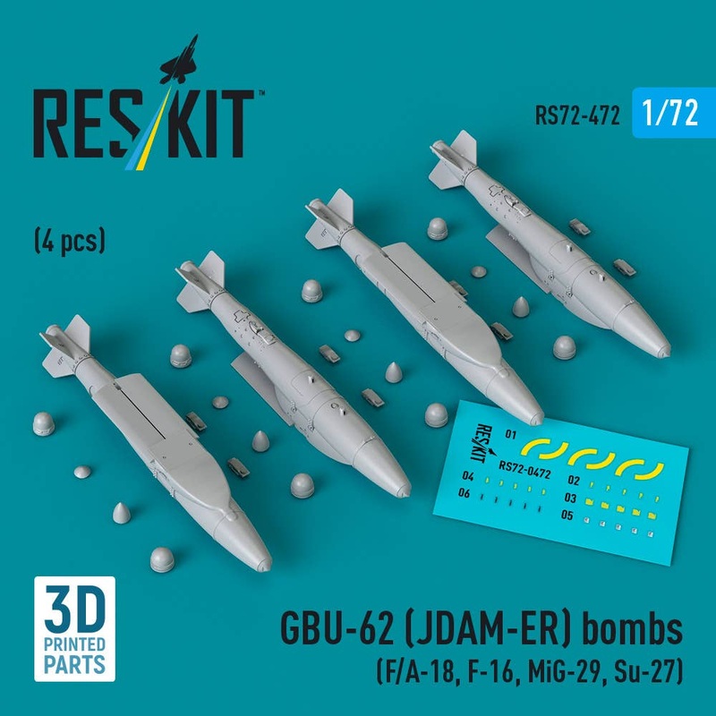 1/72 GBU-62 (JDAM-ER) bombs (4 pcs)