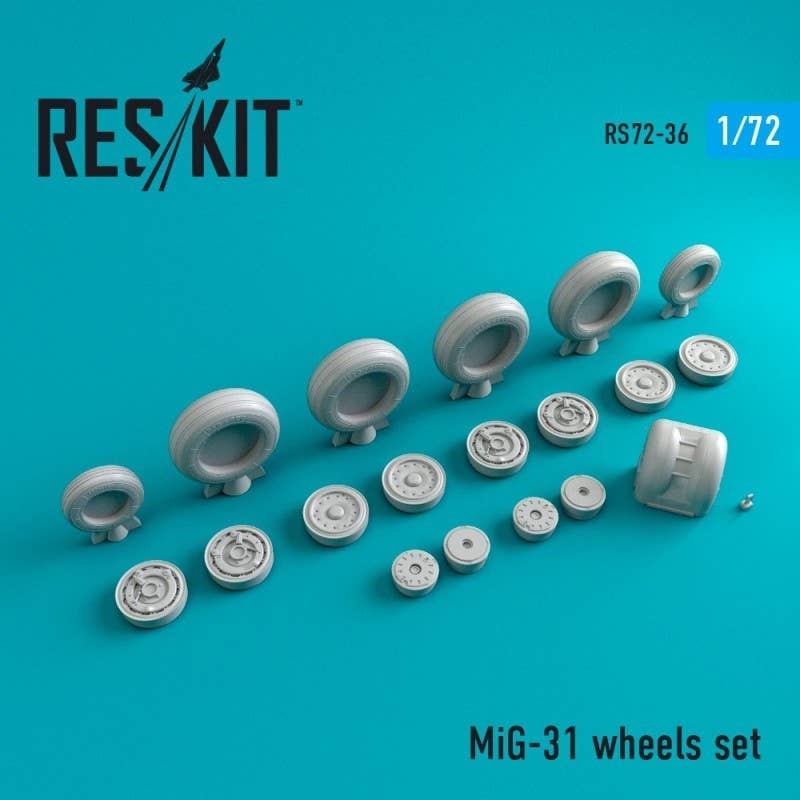 1/72 MiG-31 wheels set
