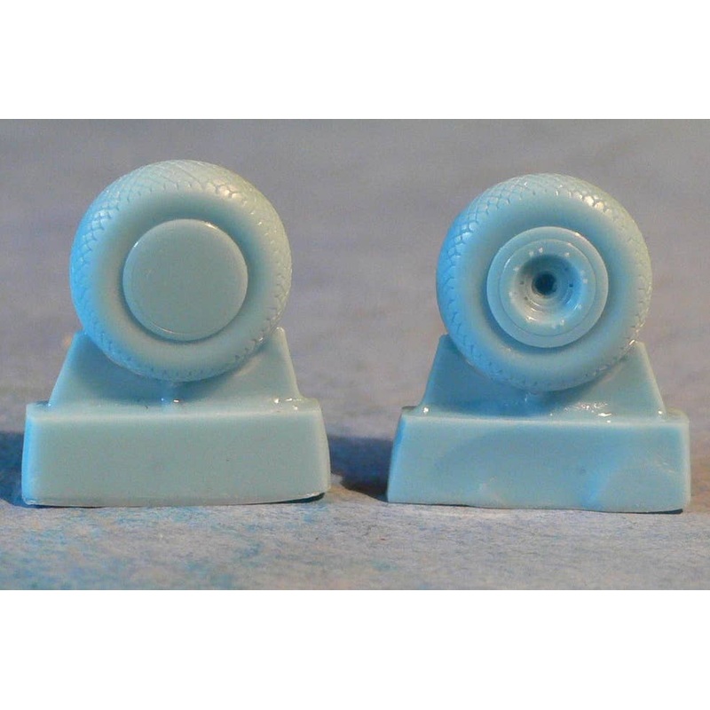 1/72 P-40 (late Variants) Wheels - Tread Design