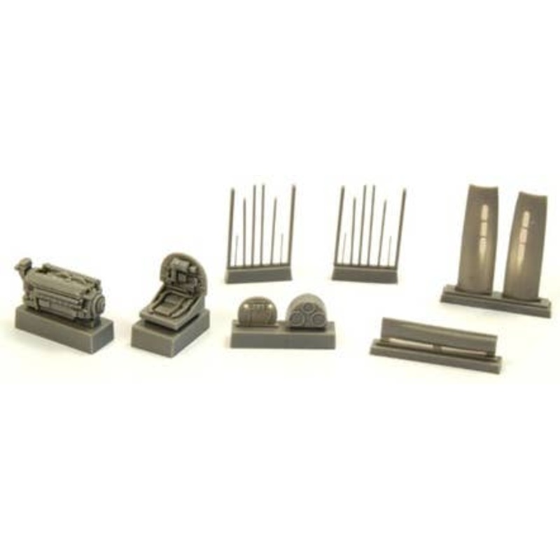 1/72 P-40E Engine Set for Special Hobby Kit