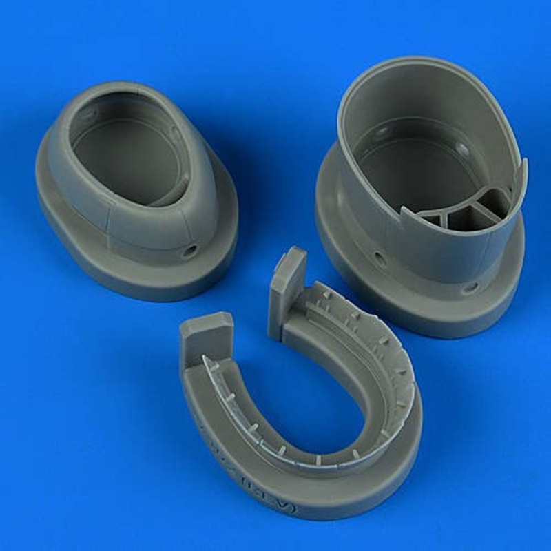 1/72 P-47D/M Thunderbolt cowling and cooling flaps (opened) (for Revell)