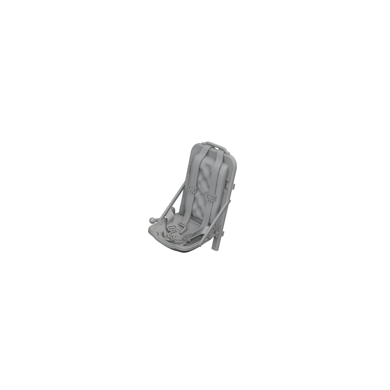 1/72 P-51D seat w/ integral belts PRINT (Eduard)