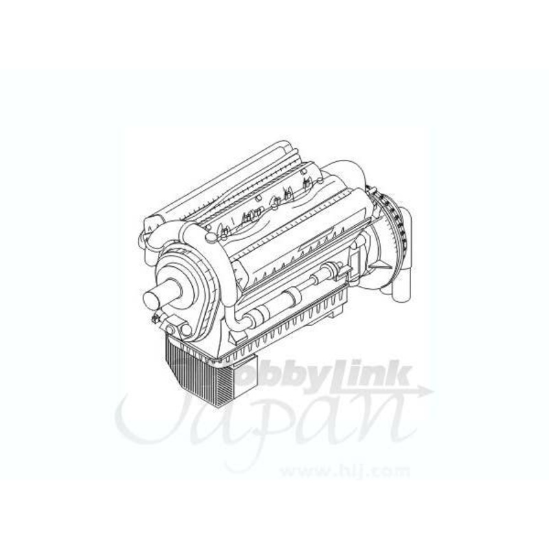 1/72 Rolls Royce Merlin XX-Brit.airc.engine