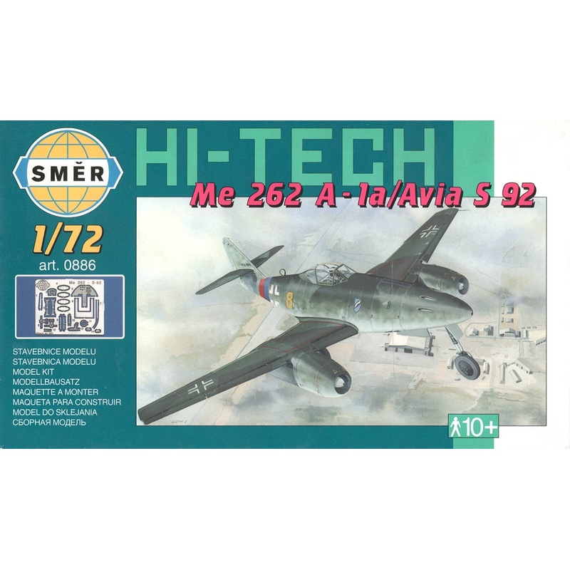 1/72 Sumer Messerschmitt Me-262A High Tech