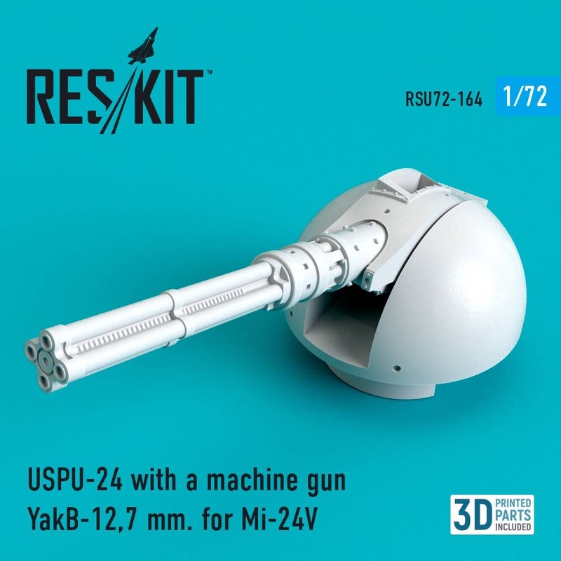 1/72 USPU-24 with a machine gun YakB-12,7 mm for Mi-24V
