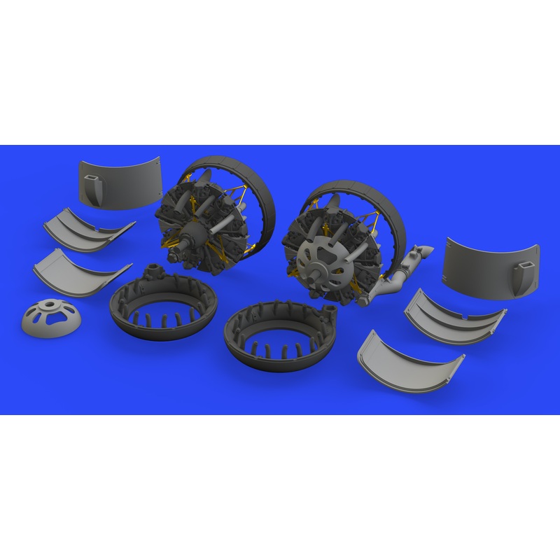 1/72 Wellington Mk.Ia/c Engines (for Airfix)