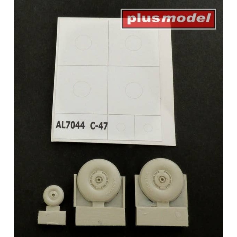 1/72 Wheelset For C-47 Skytrain (With Cover)