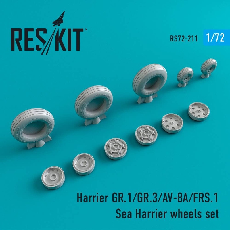 Harrier GR.1/GR.3/AV-8A/FRS.1/Sea Harrier Wheels Set