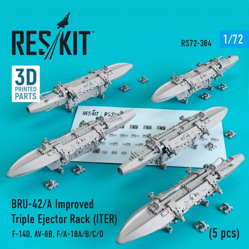 1/72 BRU-42/A Improved Triple Ejector Rack (ITER) (5 pcs) (F-14D, AV-8B, F/A-18A/B/C/D)