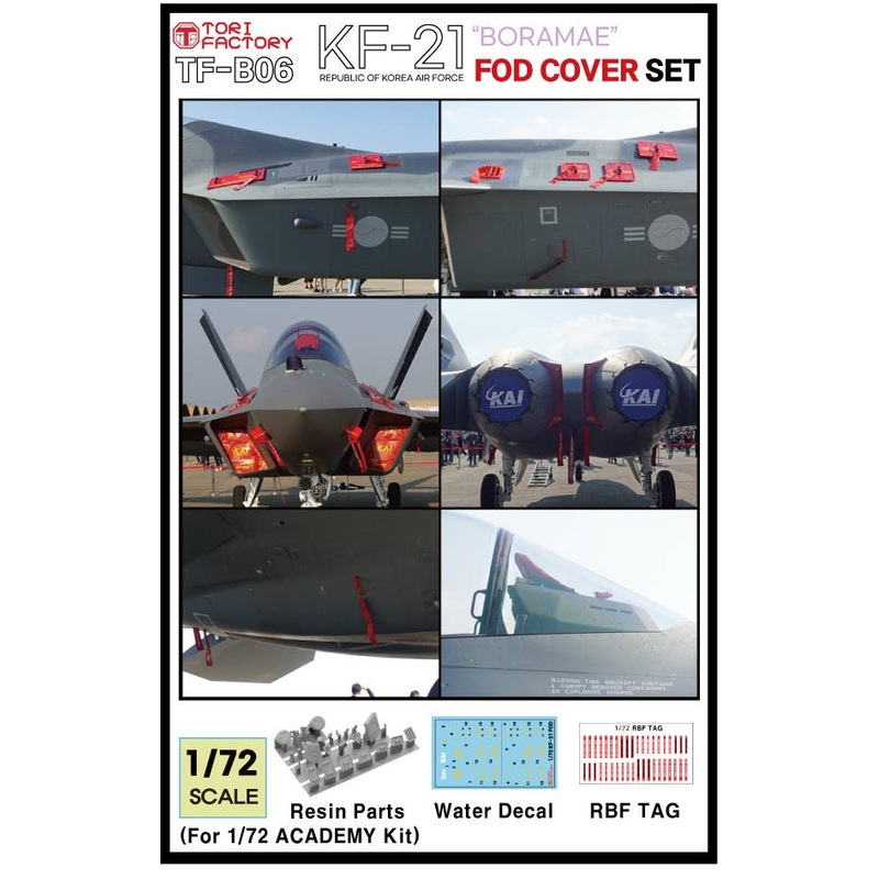 1/72 Current Korean Air Force KF-21 Borame FOD cover set