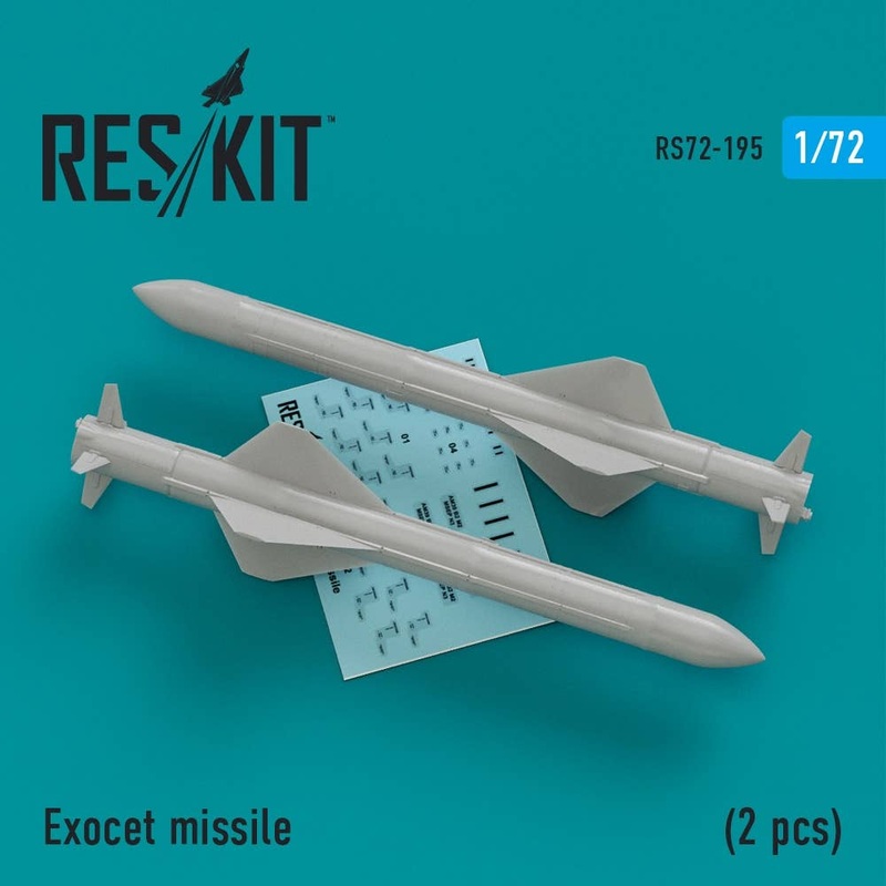 1/72 Exocet Missile (2pcs)