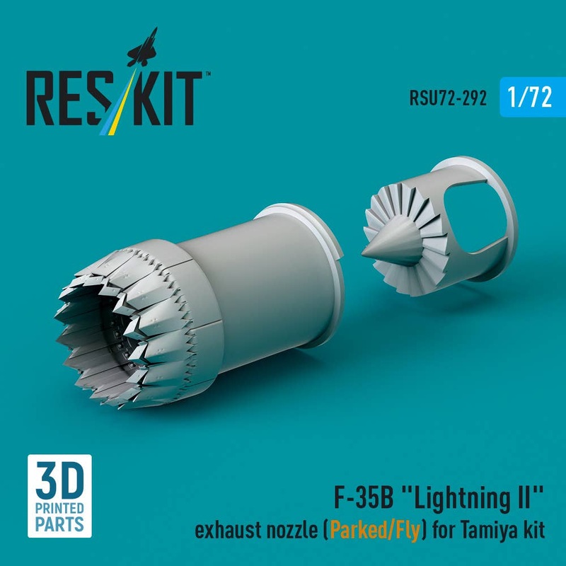 1/72 F-35B Lightning II exhaust nozzle (Parked/Fly) for Tamiya kit