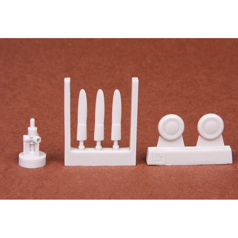 1/72 F4F-4 Wildcat Propeller + Wheel Set (for Airfix)