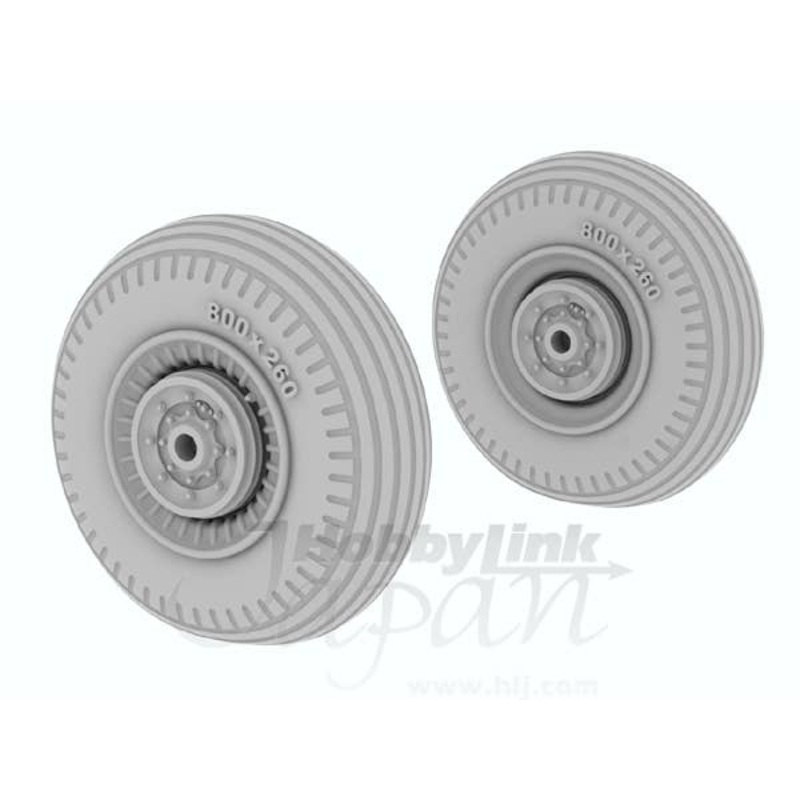 1/72 Il-2 Wheels (for Tamiya)