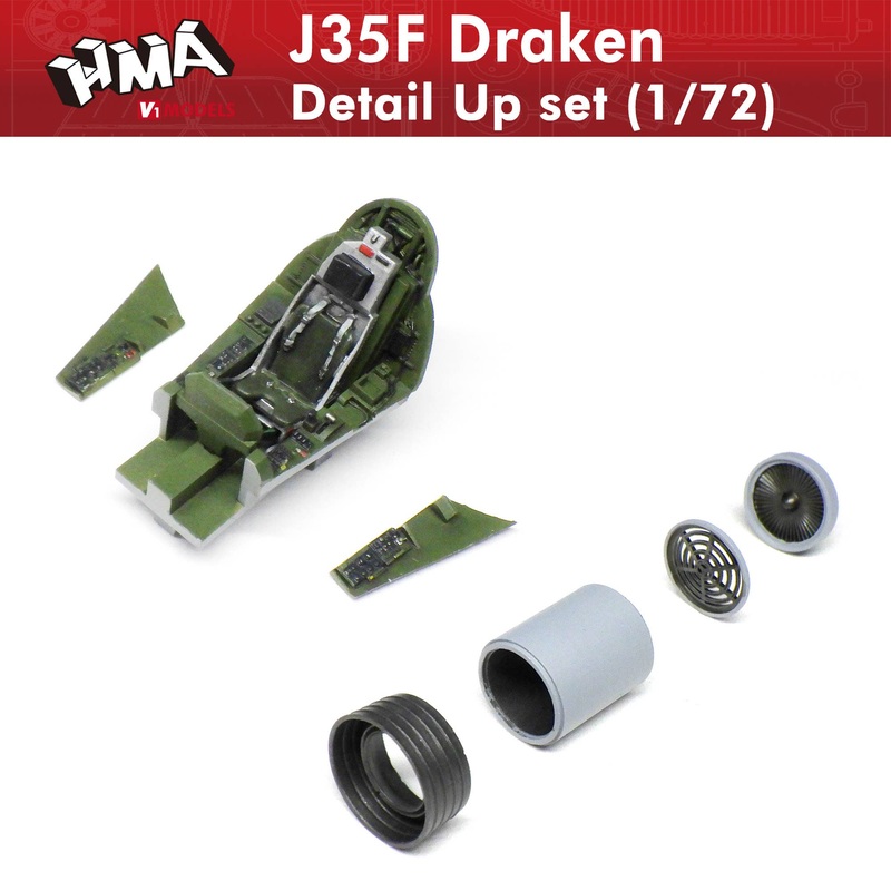 1/72 J35F Draken Detail Up Set