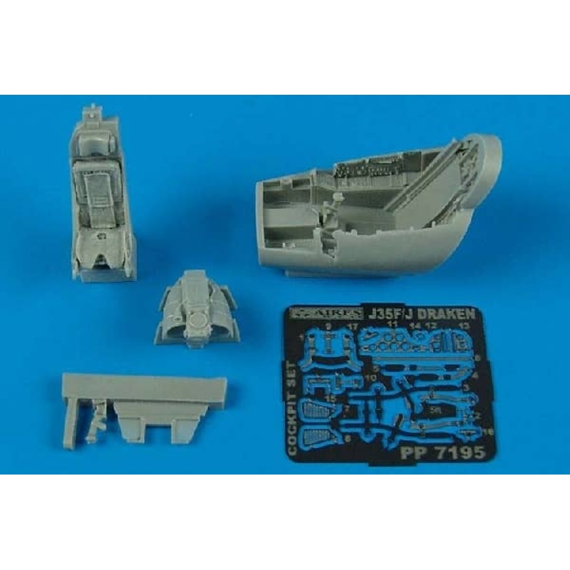 1/72 J35F/J Draken Cockpit Set (for Hasegawa)