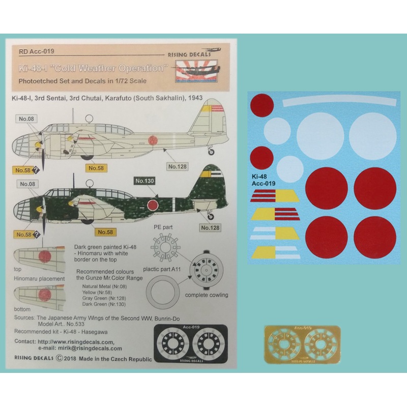1/72 Ki-48-I "Cold Weather Operation" 3rd Sentai Over Sakhalin