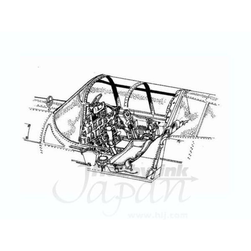 1/72 P-40 interior set