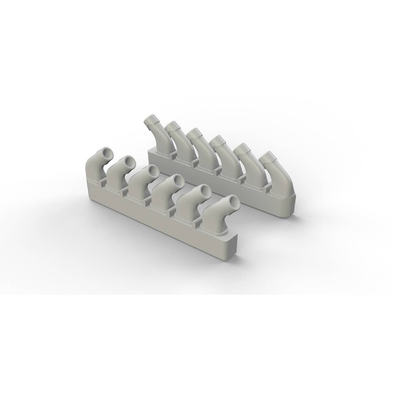 1/72 Spitfire Exhaust Stacks - Rounded EDUARD