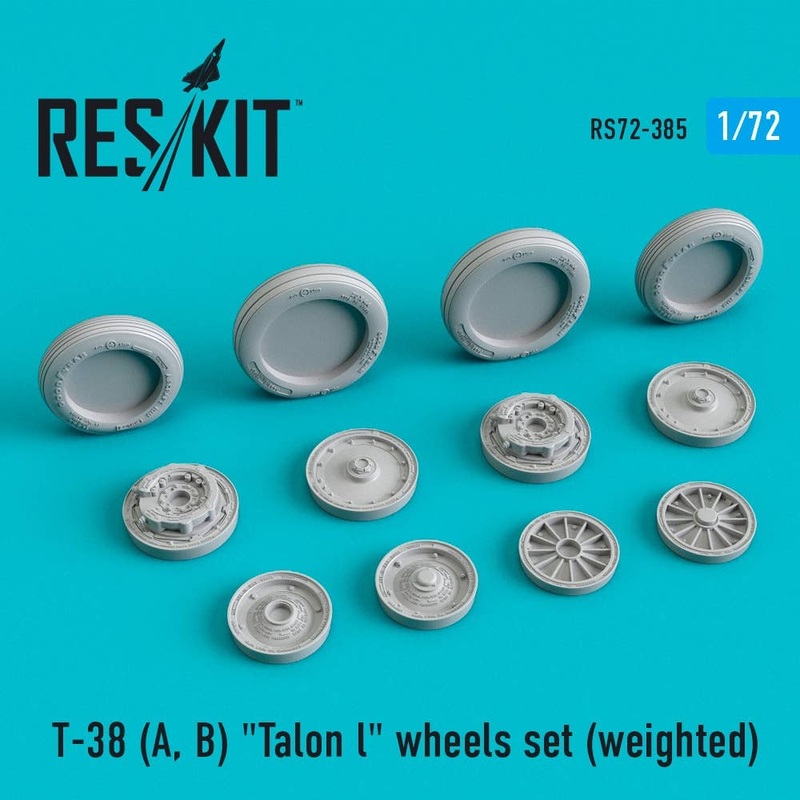 1/72 T-38 (A, B) Talon l wheels set (weighted)