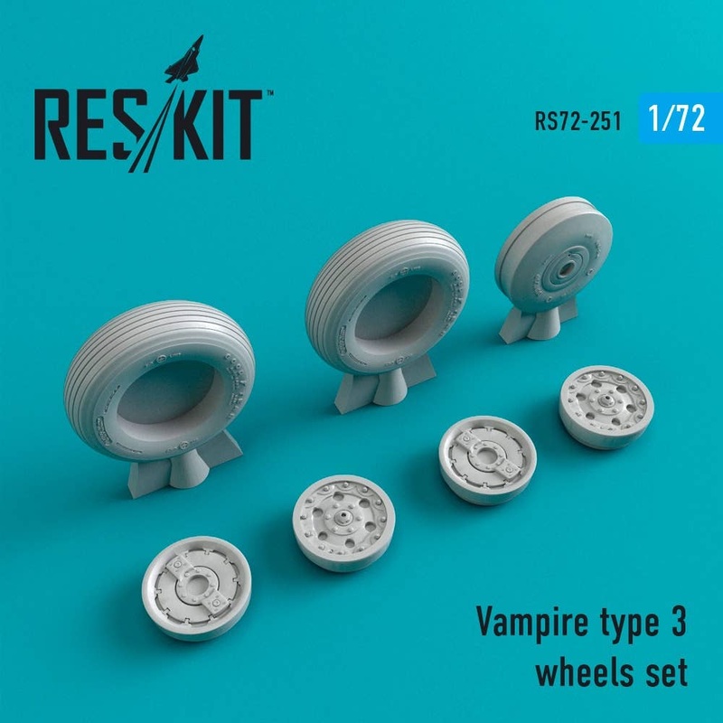1/72 Vampire Type 3 Wheels Set