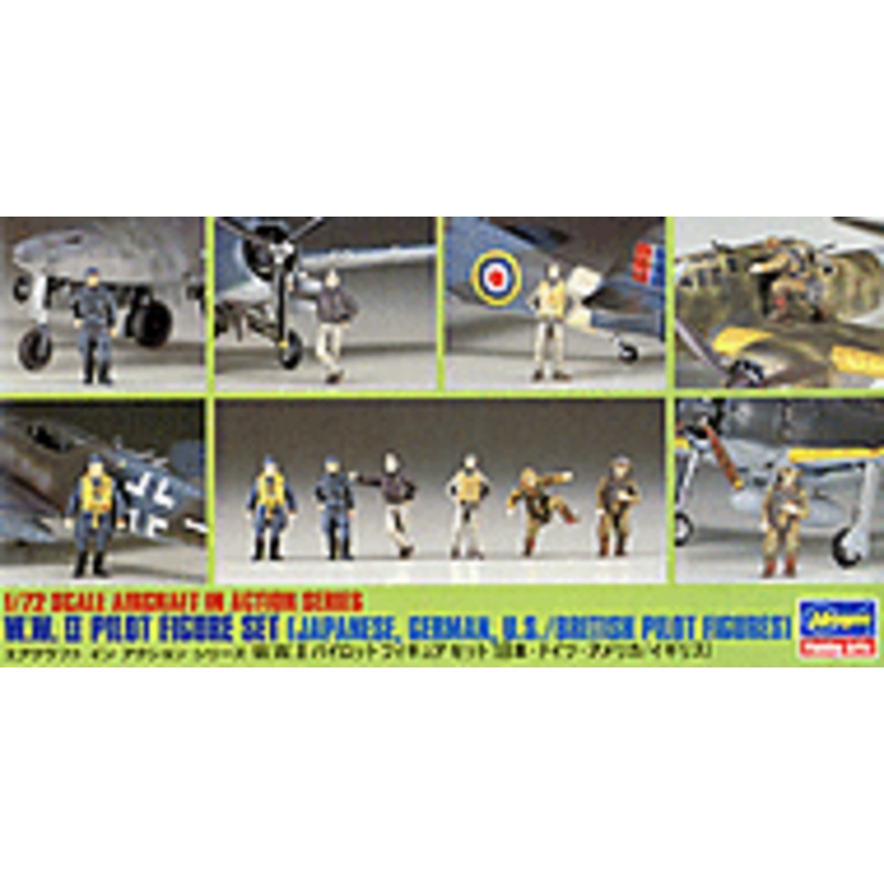 1/72 W.W. II Pilot Figure Set