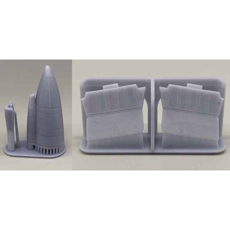 1/72 [7217] F-4EJ Kai Nose Cone Splitter Vane Set (Hasegawa)