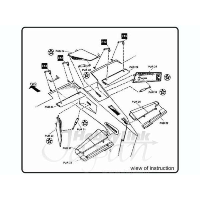 1/72 A-1H exterior set