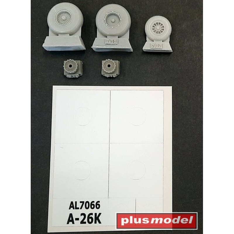1/72 A-26K Invader wheels