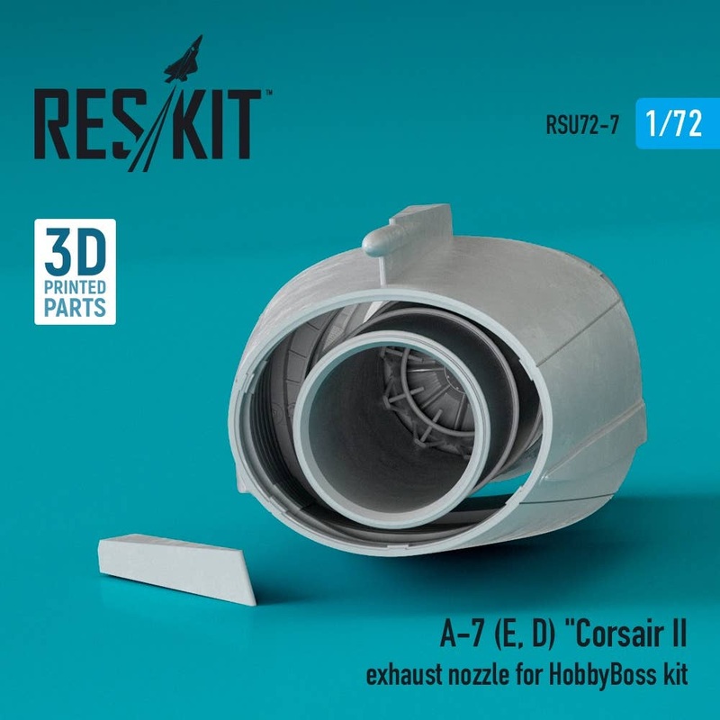 1/72 A-7 (E,D) Corsair II exhaust nozzle for HobbyBoss kit (3D Printing)