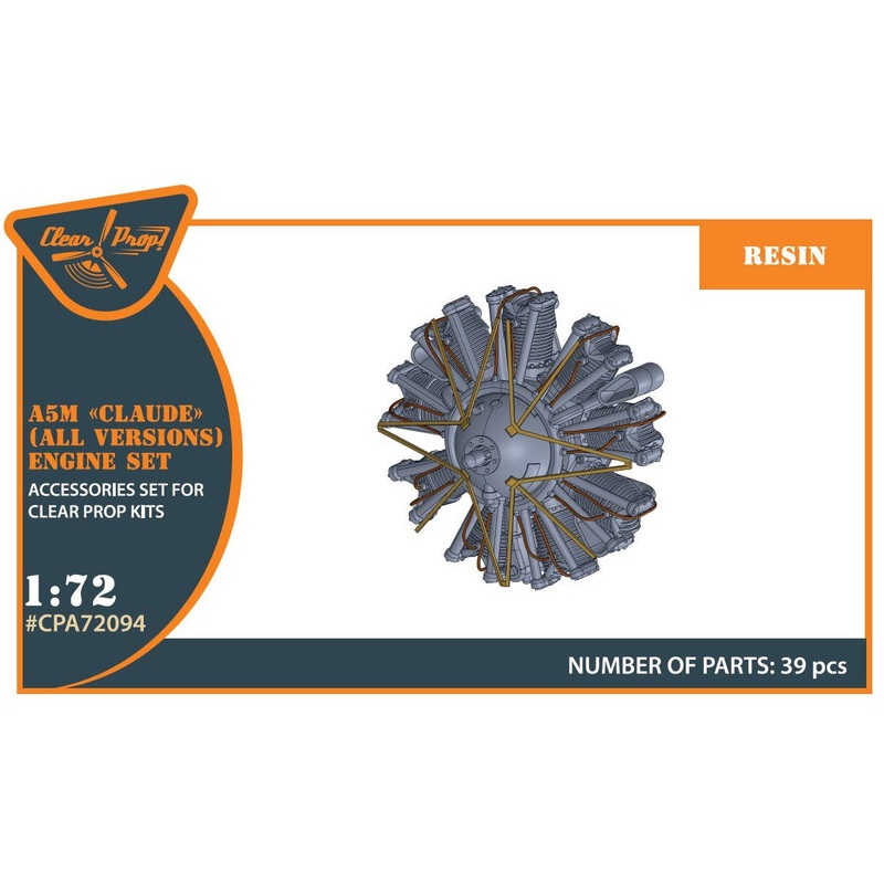 1/72 A5M Claude (all versions) resin engine set for CP kits CP72006/CP72008/CP72009/CP72010 upgrated