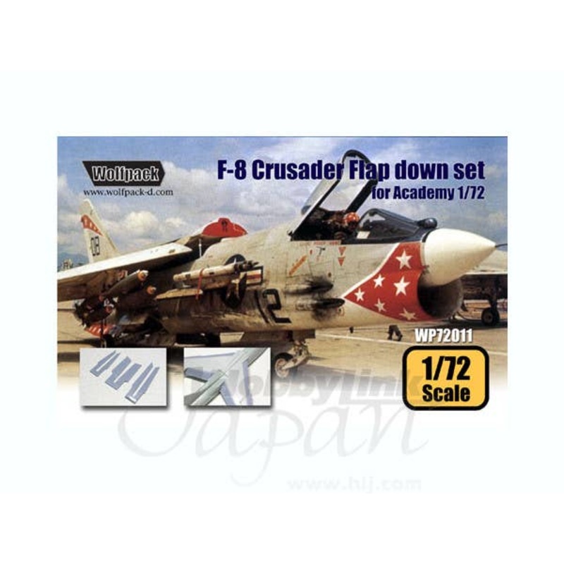 1/72 F-8E Crusader Flap Down Set (for Academy)